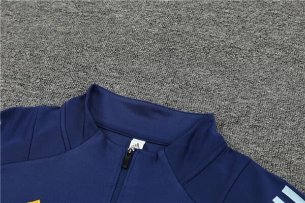 Spain 2024-25 Royal Blue Half Zip Long Sleeve Training Kit - Image 8