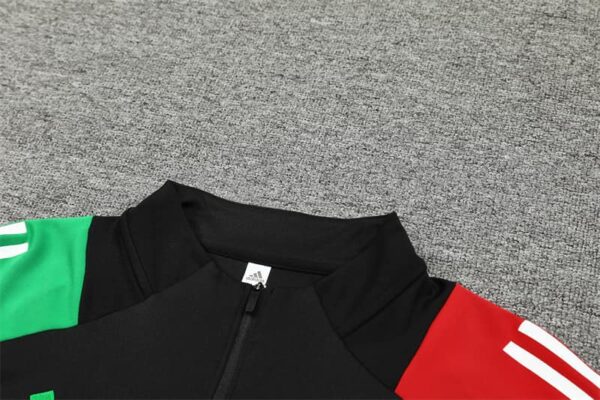 Arsenal 2024-25 Black Half Zip Long Sleeve Training Kit - Image 8