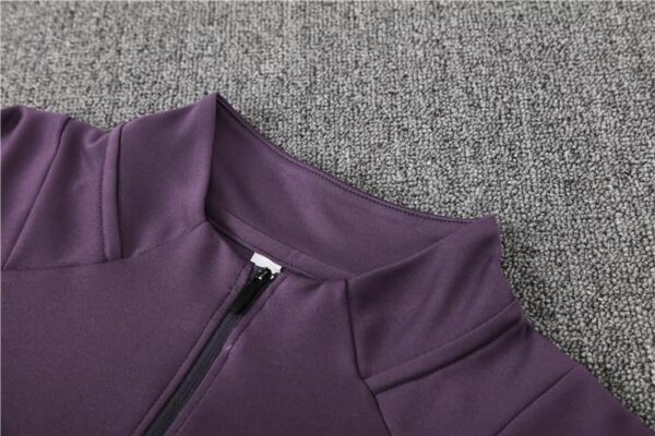 Arsenal 2024-25 Purple Half Zip Long Sleeve Training Kit - Image 8