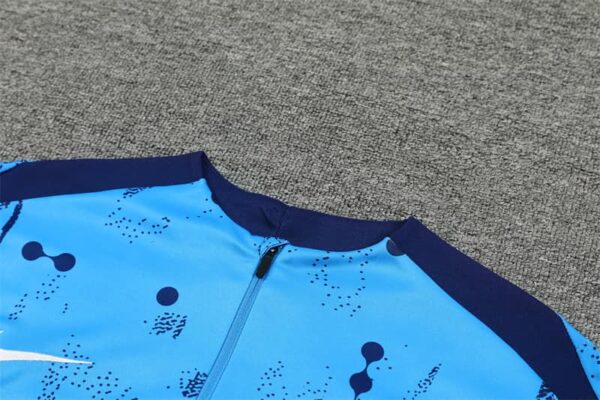 Chelsea 2024-25 Light Blue (Camo Edition) Half Zip Long Sleeve Training Kit - Image 8