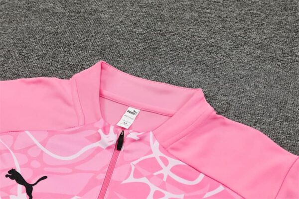 Manchester City 2024-25 Pink (Camo Edition) Half Zip Long Sleeve Training Kit - Image 8