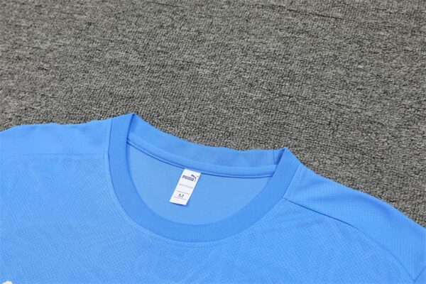Manchester City 2024-25 Light Blue Short Sleeve Training Kit - Image 8