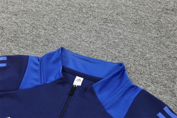 Al-Nassr 2024-25 Royal Blue Half Zip Long Sleeve Training Kit - Image 8