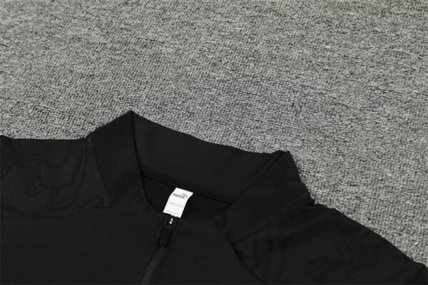 AC Milan 2024-25 Black Half Zip Long Sleeve Training Kit - Image 8
