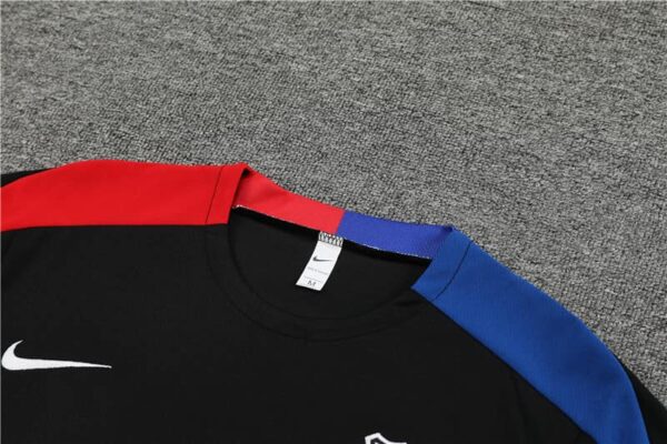 Barcelona 2024-25 Black Short Sleeve Training Kit - Image 8