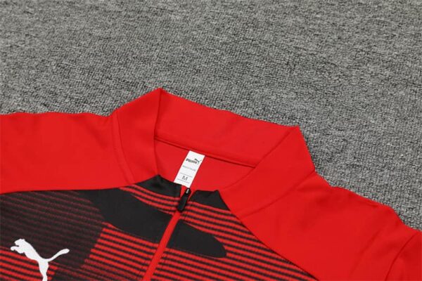 AC Milan 2024-25 Red (Camo Edition) Half Zip Long Sleeve Training Kit - Image 8