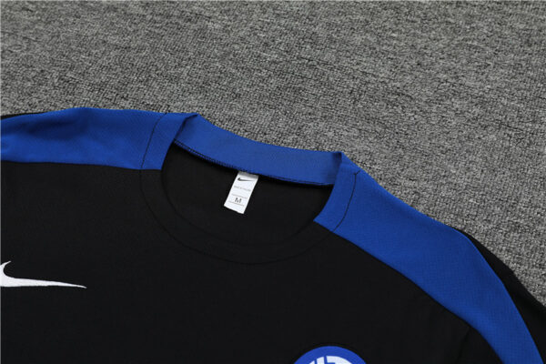Inter Milan 2024-25 Black Short Sleeve Training Kit - Image 8
