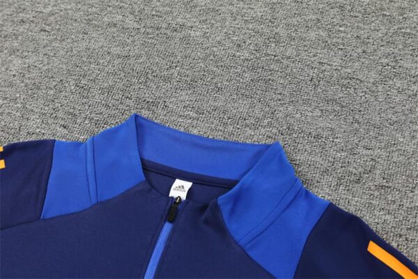Juventus 2024-25 Royal Blue Half Zip Long Sleeve Training Kit - Image 8