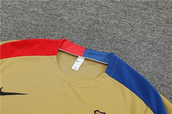 Barcelona 2024-25 Gold Short Sleeve Training Kit - Image 8