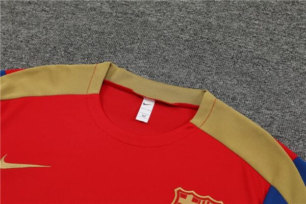 Barcelona 2024-25 Red Short Sleeve Training Kit - Image 8