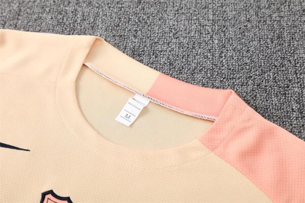 Barcelona 2025-26 Beige Short Sleeve Training Kit - Image 8