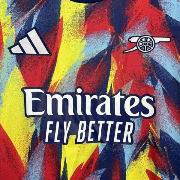 Arsenal 2025-26 Colorful Pre-Match Training Jersey - Image 8