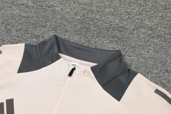 Real Madrid 2024-25 Apricot Half Zip Long Sleeve Training Kit - Image 8