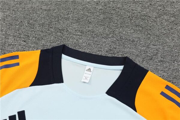 Real Madrid 2024-25 Light Blue Short Sleeve Training Kit - Image 8