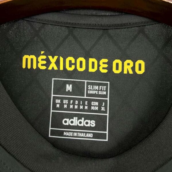 Mexico 2025-26 Gold Black Special Edition Jersey Fan Version - Image 8