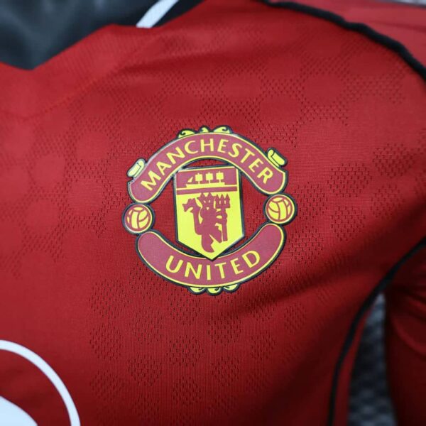 Manchester United 2025-26 Home Long Sleeve Jersey Player Version - Image 8