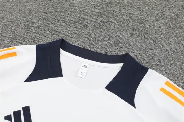 Real Madrid 2024-25 White Short Sleeve Training Kit - Image 8