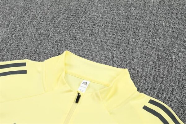 Real Madrid 2025-26 Yellow Half Zip Long Sleeve Training Kit - Image 8