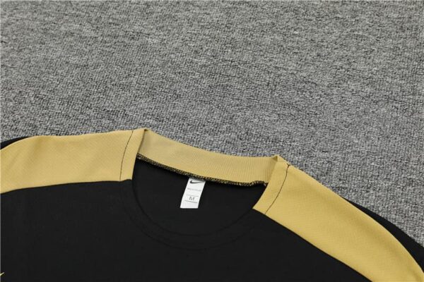 PSG 2024-25 Black Gold Short Sleeve Training Kit - Image 8