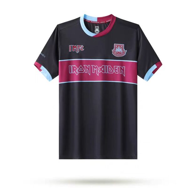 West Ham United x Iron Maiden Black Special Edition Jersey Retro Jersey