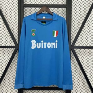 Napoli 1987-88 Home Long Sleeves Retro Jersey