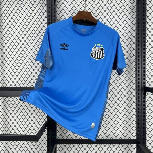 Santos 2025-26 Blue Goalkeeper Jersey