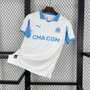 Olympique Marseille 2025-26 Home Jersey Fan Version