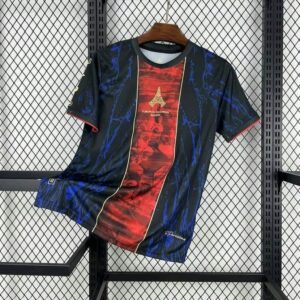 Paris Saint-Germain 2025-26 (CAMPEONES DE EUROPA) Red and Blue Jersey Fan Version