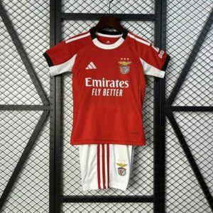 Benfica 2025-26 Home Kids Kit