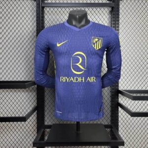 Atletico Madrid 2025-26 Away Jersey Long Sleeves Player Version