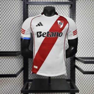 River Plate 2025-26 Home Jersey Player Version