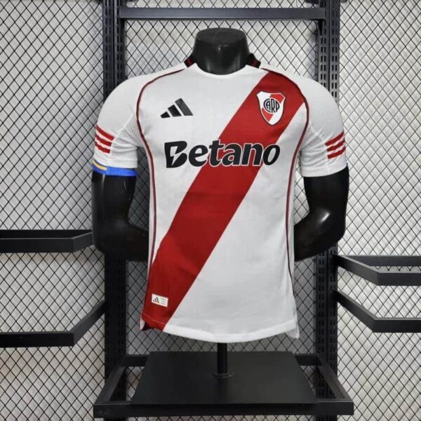 River Plate 2025-26 Home Jersey Player Version