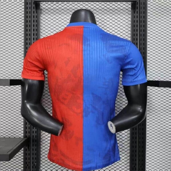 Barcelona 2025-26 Cactus Jack Red Blue Split Special Edition Jersey - Image 2