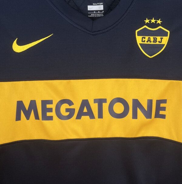 Boca Juniors 2007-08 Home Retro Jersey - Image 3