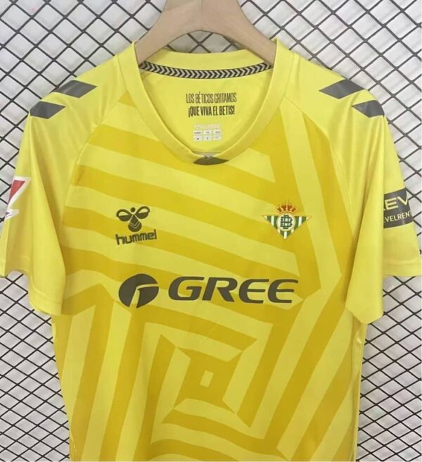 Real Betis 2025-26 Yellow Goalkeeper Jersey - Image 3