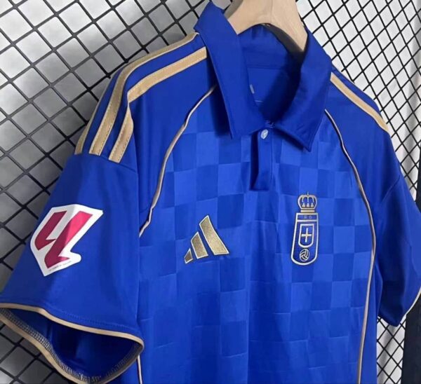 Real Oviedo 2025-26 Home Jersey Fan Version - Image 3