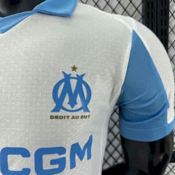 Olympique Marseille 2025-26 Home Jersey Player Version - Image 3