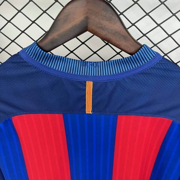 Barcelona 2014-15 Home Long Sleeves Retro Jersey - Image 3