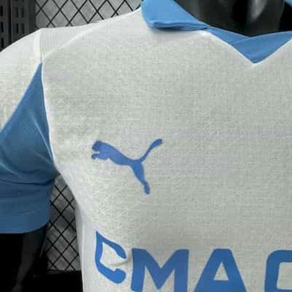 Olympique Marseille 2025-26 Home Jersey Player Version - Image 4