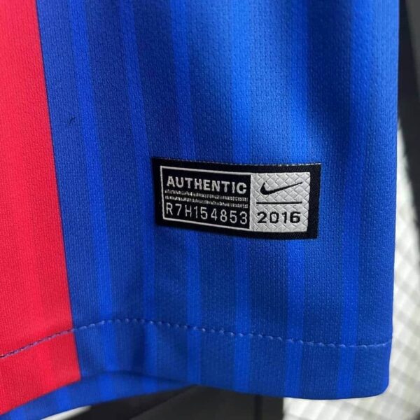 Barcelona 2014-15 Home Long Sleeves Retro Jersey - Image 4