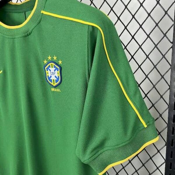 Brazil 1998-99 Goalkeeper Retro Jersey - Image 4