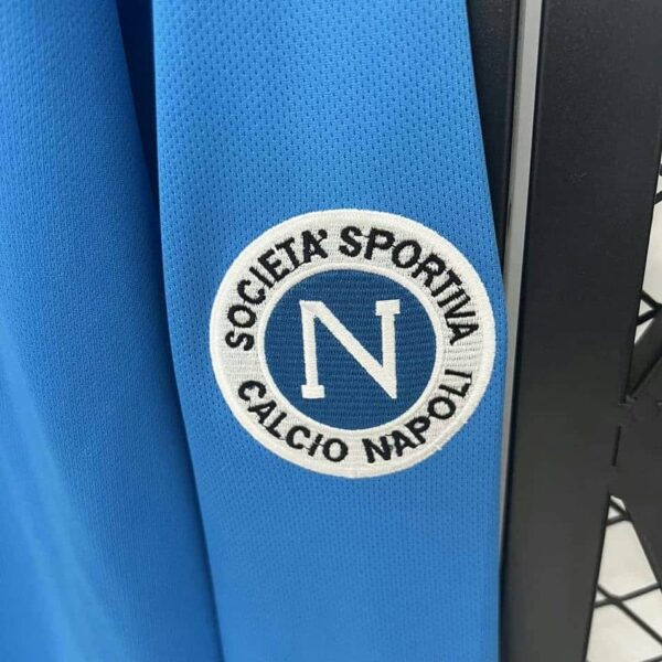 Napoli 1987-88 Home Long Sleeves Retro Jersey - Image 5