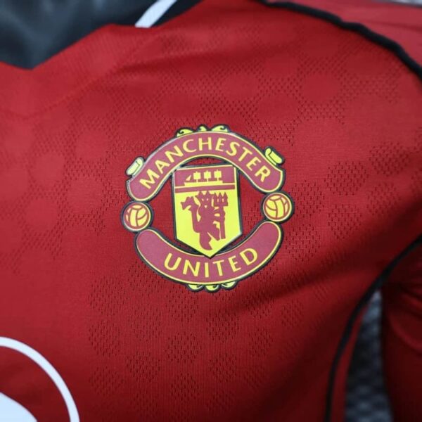 Manchester United 2025-26 Home Jersey Long Sleeves Player Version - Image 5