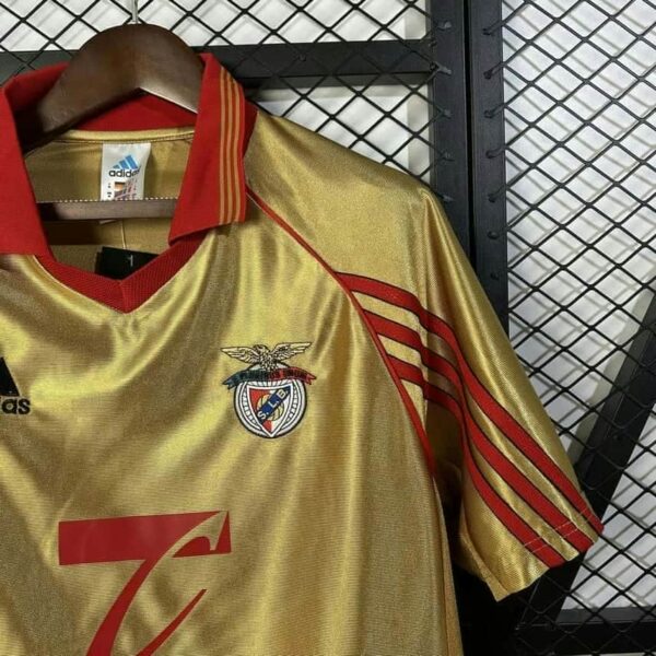 Benfica 1998-99 Away Retro Jersey - Image 5