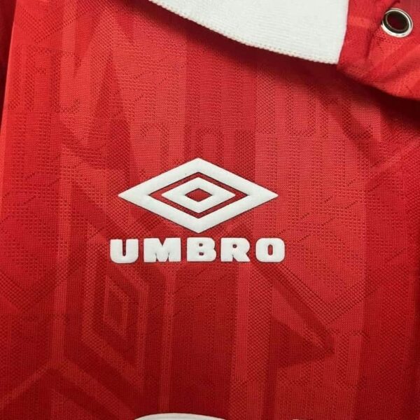 Manchester United 1992-94 Home Long Sleeves Retro Jersey - Image 5
