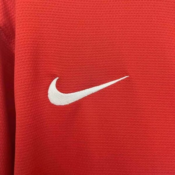 Manchester United 2013-14 Home Long Sleeves Retro Jersey - Image 6