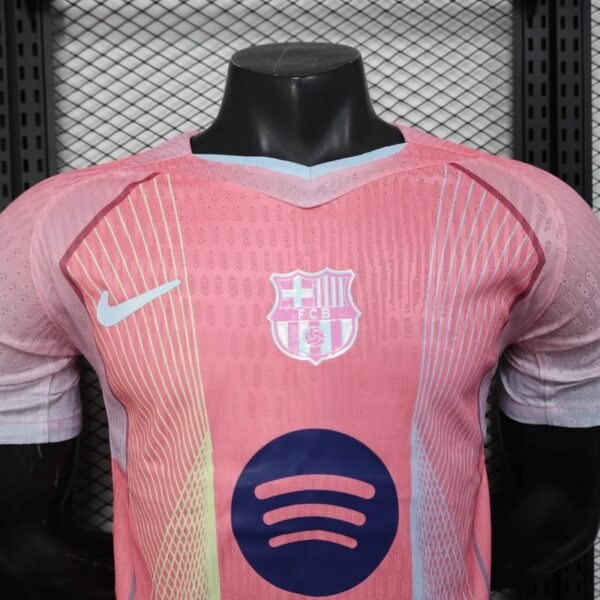 Barcelona 2025-26 Pink Special Edition Jersey Player Version - Image 7