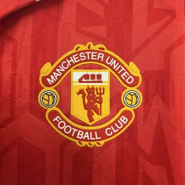 Manchester United 1992-94 Home Long Sleeves Retro Jersey - Image 7